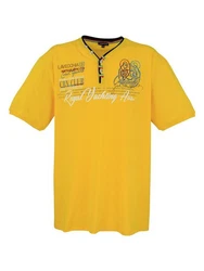Lavecchia Herren T-Shirt LV-608 V-Ausschnitt Gelb