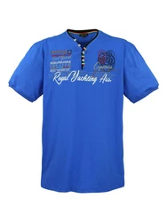 Lavecchia Herren T-Shirt LV-608 V-Ausschnitt Royalblau