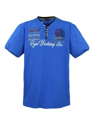 Lavecchia Herren T-Shirt LV-608 V-Ausschnitt Royalblau