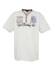 Lavecchia Herren T-Shirt LV-608 V-Ausschnitt Creme/Dunkelblau/Weiß/Beige/Khaki/Blau/Grau/Rot
