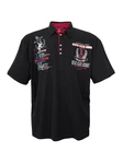 Lavecchia Poloshirt Herren Polo Shirt LV-2038 Rot/Dunkelrot/Schwarz/Dunkelblau