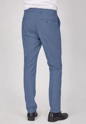 SteffenKlein Anzughose Slim Fit Grau/Blau/Hellblau