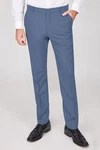SteffenKlein Anzughose Slim Fit Grau/Blau/Hellblau