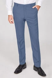 SteffenKlein Anzughose Slim Fit Grau/Blau/Hellblau