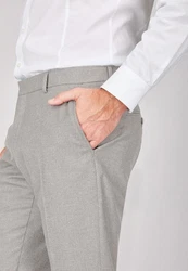 SteffenKlein Anzughose Slim Fit Khaki/Beige/Grau/Braun