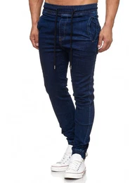 Straight-Jeans 17504 Sweat Hose im Jogger-Stil