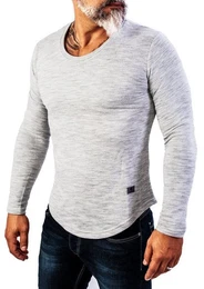 Sweatshirt Herren Longsleeve Shirt H-144