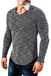 Sweatshirt Herren Longsleeve Shirt H-144