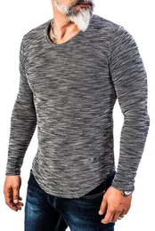 Sweatshirt Herren Longsleeve Shirt H-144