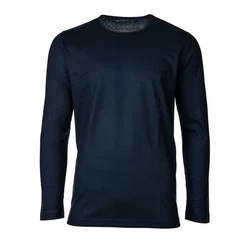 Novila Sweatshirt Herren Shirt langarm Rundhals Dunkelblau