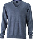 James & Nicholson Strickpullover JN 659 Herren V-Neck Pullover 