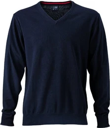 Strickpullover JN 659 Herren V-Neck Pullover Leichte Strickqualitt