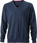 James & Nicholson Strickpullover JN 659 Herren V-Neck Pullover 