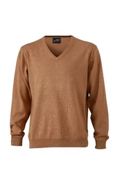 Strickpullover JN 659 Herren V-Neck Pullover Leichte Strickqualitt