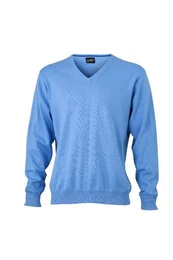 Strickpullover JN 659 Herren V-Neck Pullover Leichte Strickqualitt