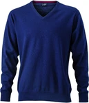 James & Nicholson Strickpullover JN 659 Herren V-Neck Pullover 