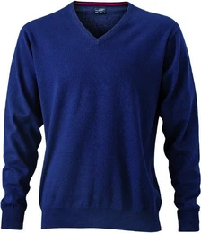 Strickpullover JN 659 Herren V-Neck Pullover Leichte Strickqualitt
