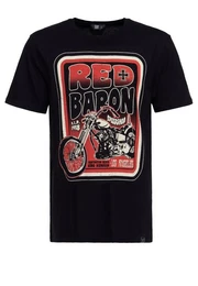 T-Shirt Red Baron Speedshop (1-tlg) aus Baumwolle mit Print
