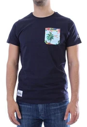 T-Shirt T-Shirt Men - ISLAND POCKET - Navy