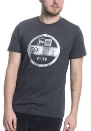 T-Shirt T-Shirt Herren NE VISOR STICKER TEE Grau Silber