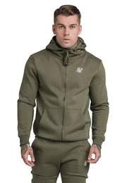 Sweater Zipper Herren CORE ZIP FUNNEL NECK HOODIE SS-18910 Khaki