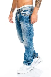 Cipo & Baxx Regular-fit-Jeans Blau/Hellblau
