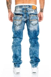 Cipo & Baxx Regular-fit-Jeans Blau/Hellblau