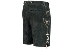 PAULGOS Trachtenhose Herren Lederhose Kurz mit Trägern (HK5) HK5