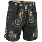 PAULGOS Trachtenhose Herren Lederhose Kurz mit Trägern (HK5) HK5