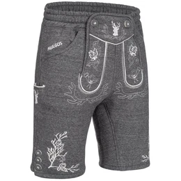 Trachtenhose Herren Jogginghose Design Lederhose Kurz Sweathose Bermuda Shorts JOK3