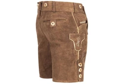 PAULGOS Trachtenhose Herren Lederhose Kurz mit Trägern (HK1) HK1
