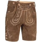PAULGOS Trachtenhose Herren Lederhose Kurz mit Trägern (HK1) HK1