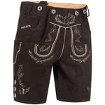 PAULGOS Trachtenhose Herren Lederhose Kurz mit Trägern (HK1) HK1
