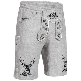 Trachtenhose Herren Jogginghose Design Lederhose Kurz Sweathose Bermuda Shorts JOK4