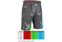 PAULGOS Trachtenhose Herren Jogginghose Design Lederhose JOK4 JOK4
