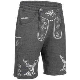 Trachtenhose Herren Jogginghose Design Lederhose Kurz Sweathose Bermuda Shorts JOK4