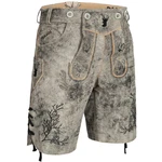 PAULGOS Trachtenhose Lederhose Kurz mit Trägern (HK3) HK3