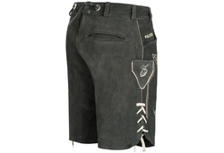 PAULGOS Trachtenhose Herren Lederhose Kurz mit Trägern (HK4) HK4