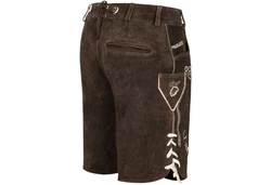 PAULGOS Trachtenhose Herren Lederhose Kurz mit Trägern (HK4) HK4