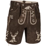 PAULGOS Trachtenhose Herren Lederhose Kurz mit Trägern (HK4) HK4