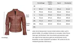 Lederjacke 12815 Hochwertiges Lamm Leder