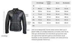 Lederjacke 12815 Hochwertiges Lamm Leder
