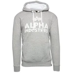 Alpha Industries Kapuzenpullover Foam Print Hoodie Hellgrau/Rot/Grau/Silber