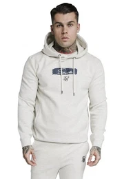 Hoodie Herren Hoodie OVERHEAD HOODIE SS-17209 Light Grey Beige Grau