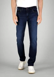 Atelier GARDEUR 5-Pocket-Jeans Batu-2 Superflex Denim Dunkelblau/Blau