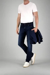 Atelier GARDEUR 5-Pocket-Jeans Batu-2 Superflex Denim Dunkelblau/Blau