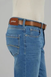 Atelier GARDEUR 5-Pocket-Jeans Batu-2 Superflex Denim Blau/Hellblau