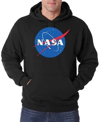 Youth Designz Kapuzenpullover NASA Logo Herren Hoodie Dunkelgrau