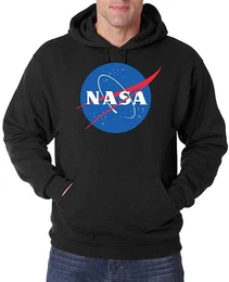 Kapuzenpullover NASA Logo Herren Hoodie Pullover mit modischem Space Print