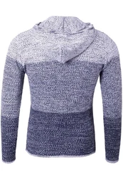 Reslad Strickpullover Herren Hoodie RS-310 Grau/Blau/Dunkelblau/Lila/Hellblau